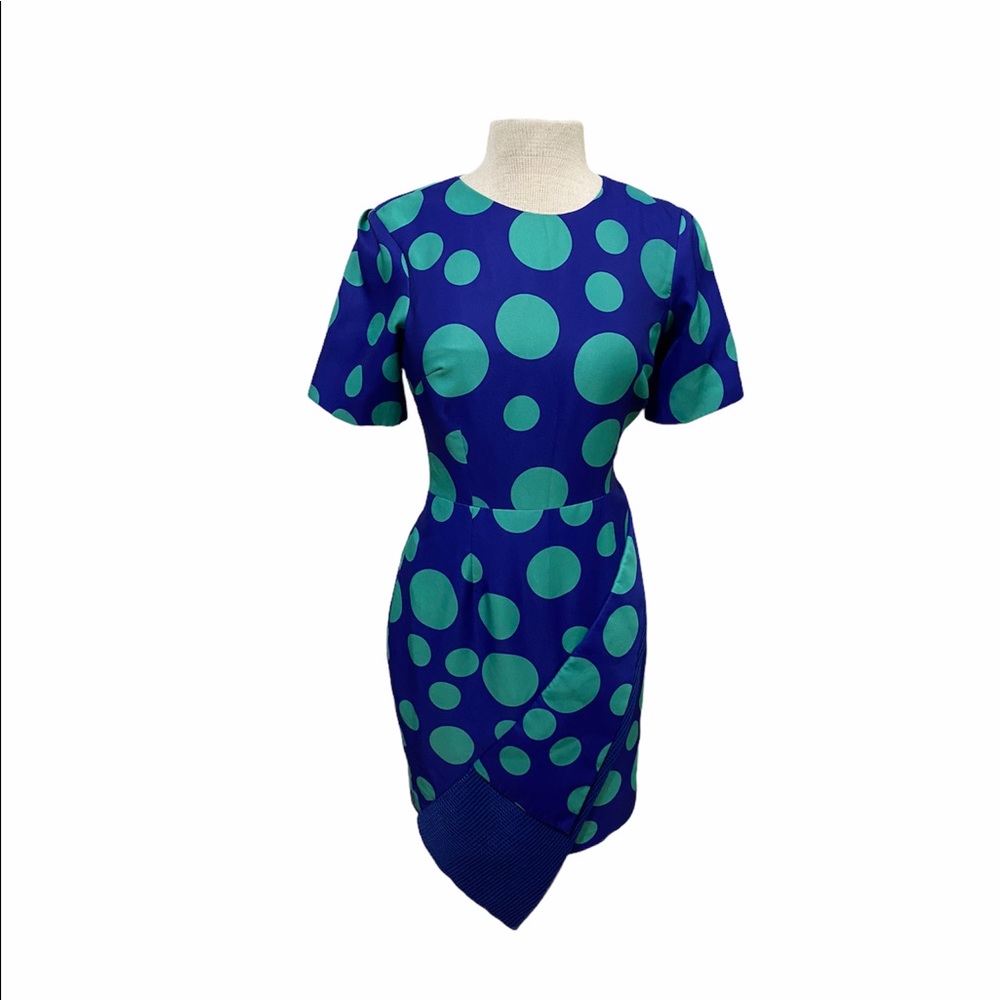 Vintage Retro purple and green groovy dress